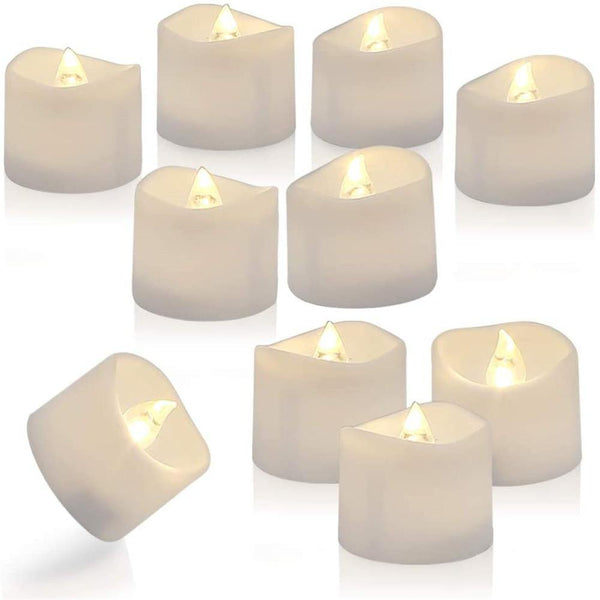Homemory 24PCS LED Tea Lights with timer, warm white light - HOMEMORY SHOP