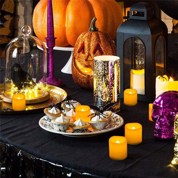 Homemory 12PCS LED Flameless Votive Electric Tealight Candles with Remote-Warm yellow - HOMEMORY SHOP