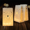 Homemory 24PCS White Luminary Bags, Flame Resistant Candle Bags for Wedding, Party, Halloween, Thanksgiving, Christmas - HOMEMORY SHOP