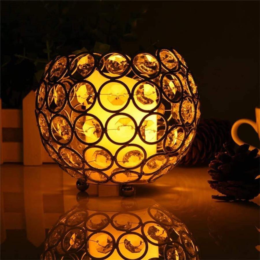 Homemory 6PCS LED Flameless Votive Candles with Remote And Timer, Amber Yellow Light - HOMEMORY SHOP