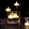 Homemory 100 Pcs Flameless Battery Tea Lights,  Warm White Electric Tea Candles, Long Lasting Battery Life - HOMEMORY SHOP